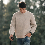Oversized Wool Blend Sweater