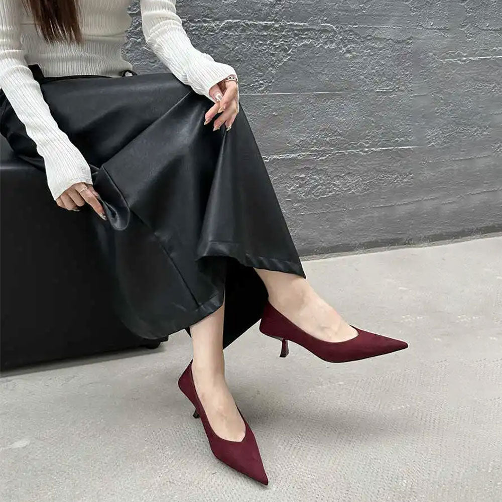 Pointed Toe High Heel Pumps