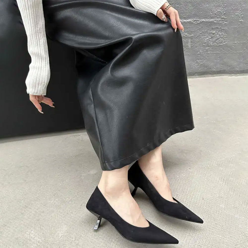 Pointed Toe High Heel Pumps