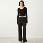Luxury Stretch Long-Sleeve Tee