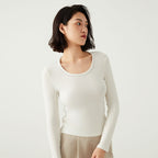 Luxury Stretch Long-Sleeve Tee