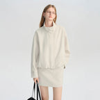 Cropped Stand-Collar Jacket