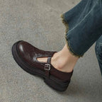 Retro Brogue Mary Jane Shoes