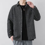 Loose Woolen Long-Sleeve Jacket
