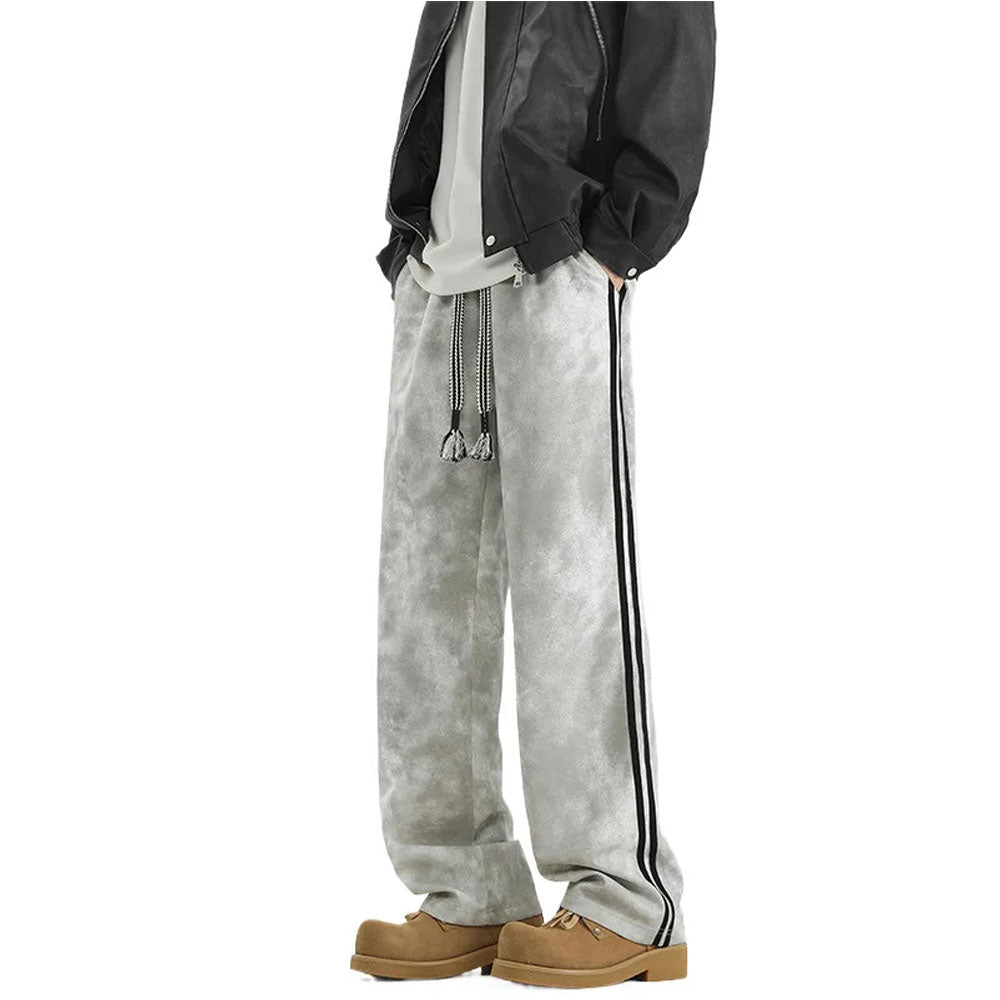 Loose Straight-Leg Casual Pants