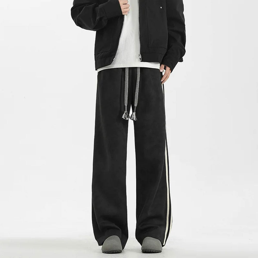 Loose Straight-Leg Casual Pants