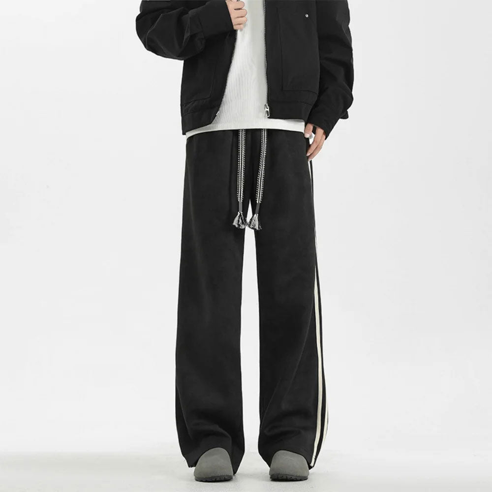 Loose Straight-Leg Casual Pants