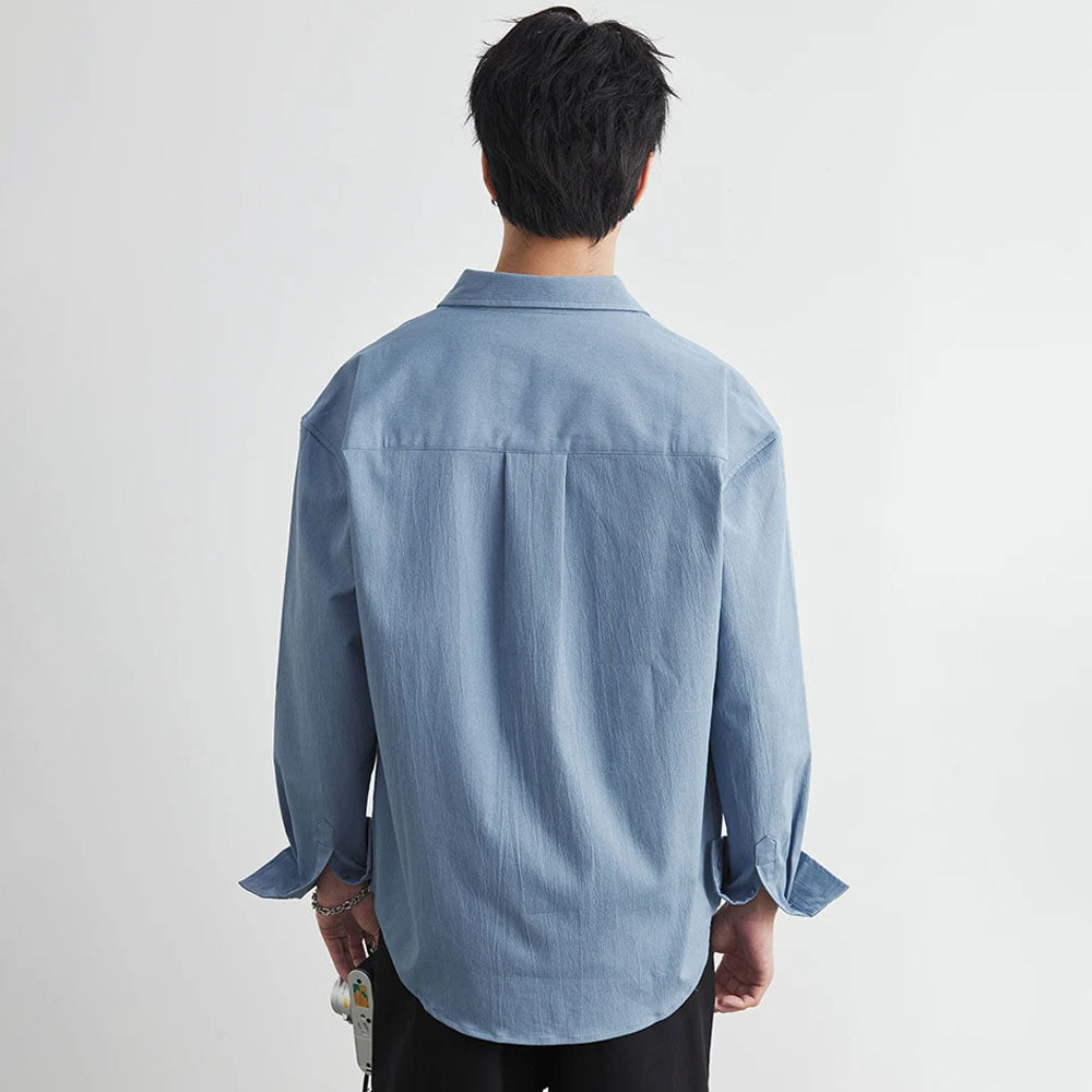 Retro Work Shirt Blouse