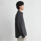 Retro Work Shirt Blouse
