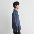 Retro Work Shirt Blouse