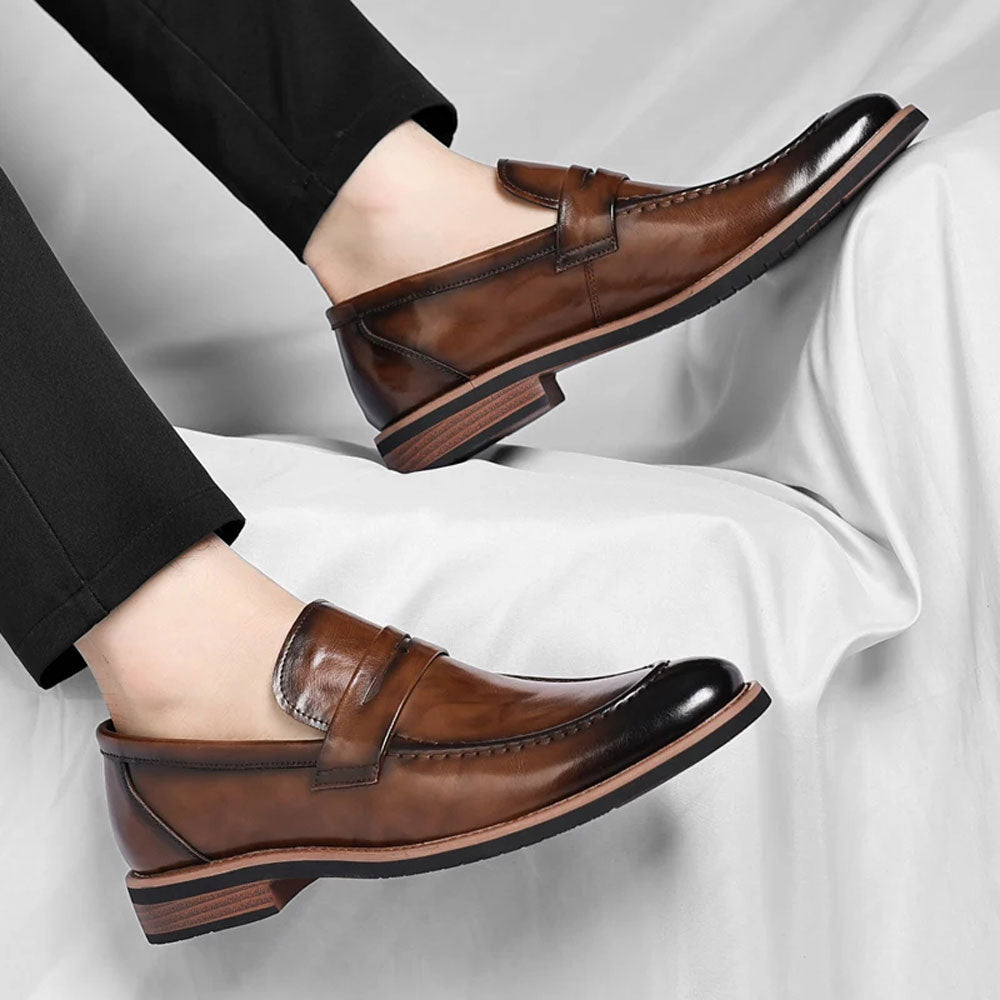 Genuine Leather Business Loafers