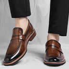 Genuine Leather Business Loafers