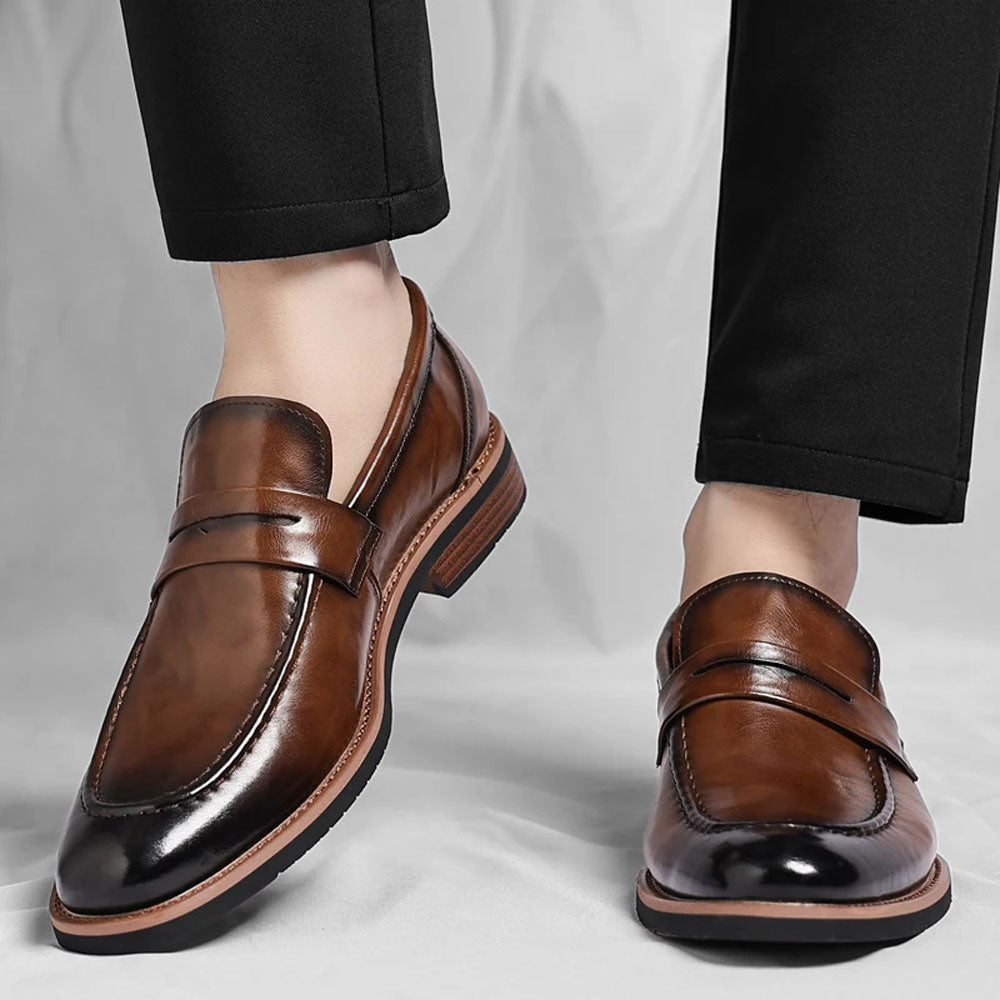 Genuine Leather Business Loafers