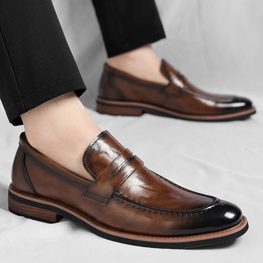 Genuine Leather Business Loafers