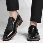 Genuine Leather Business Loafers