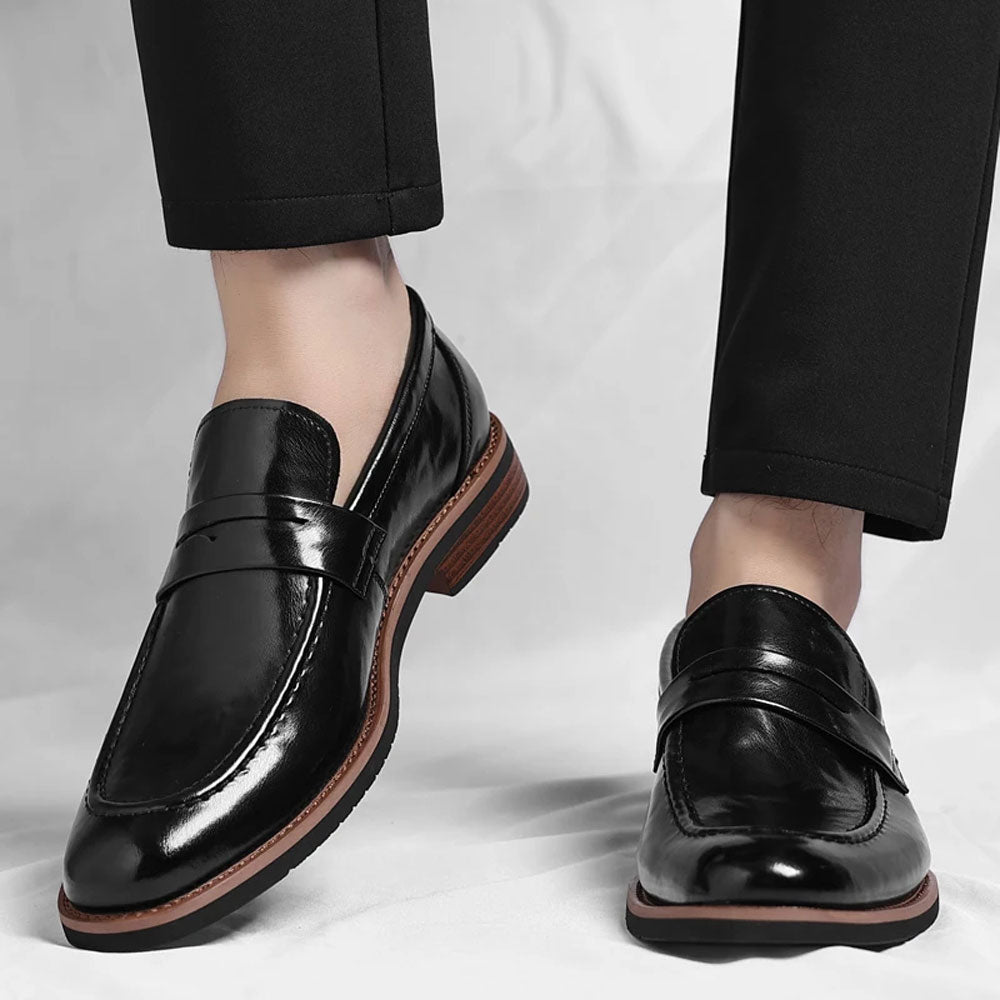 Genuine Leather Business Loafers