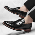 Genuine Leather Business Loafers