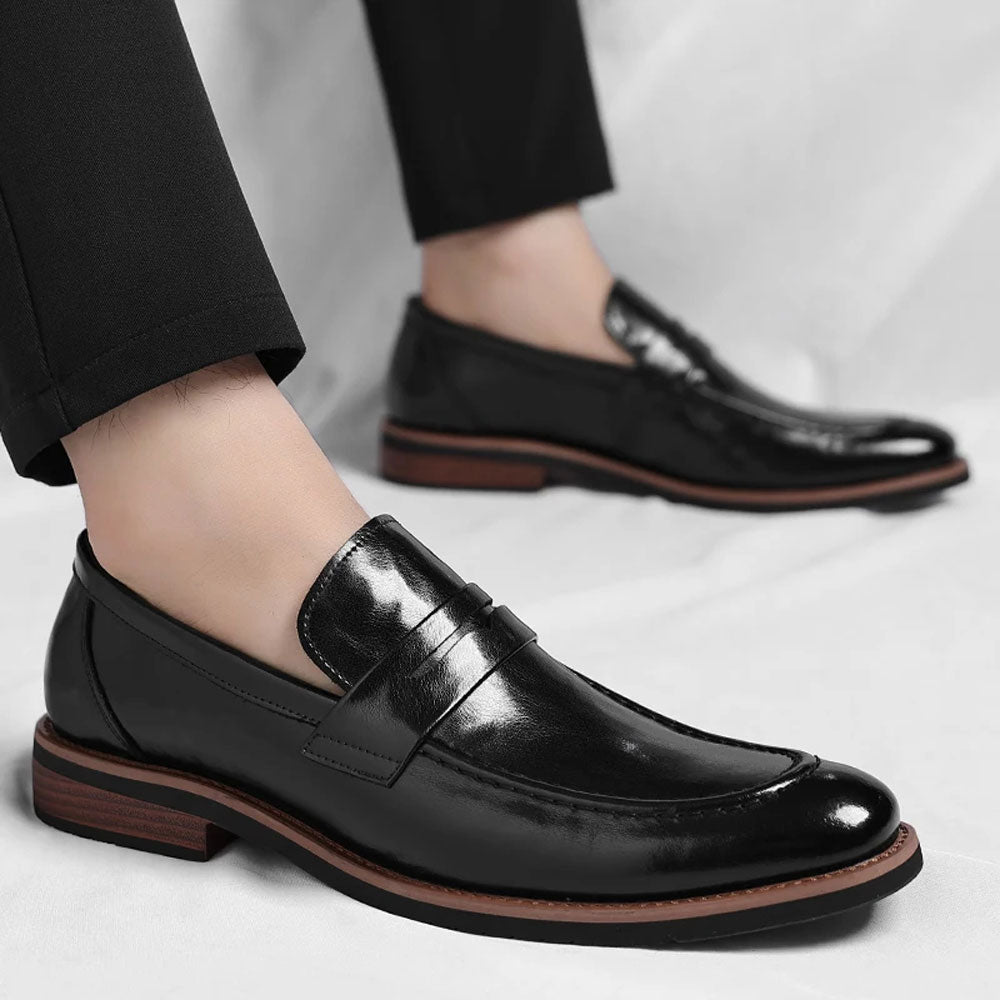 Genuine Leather Business Loafers