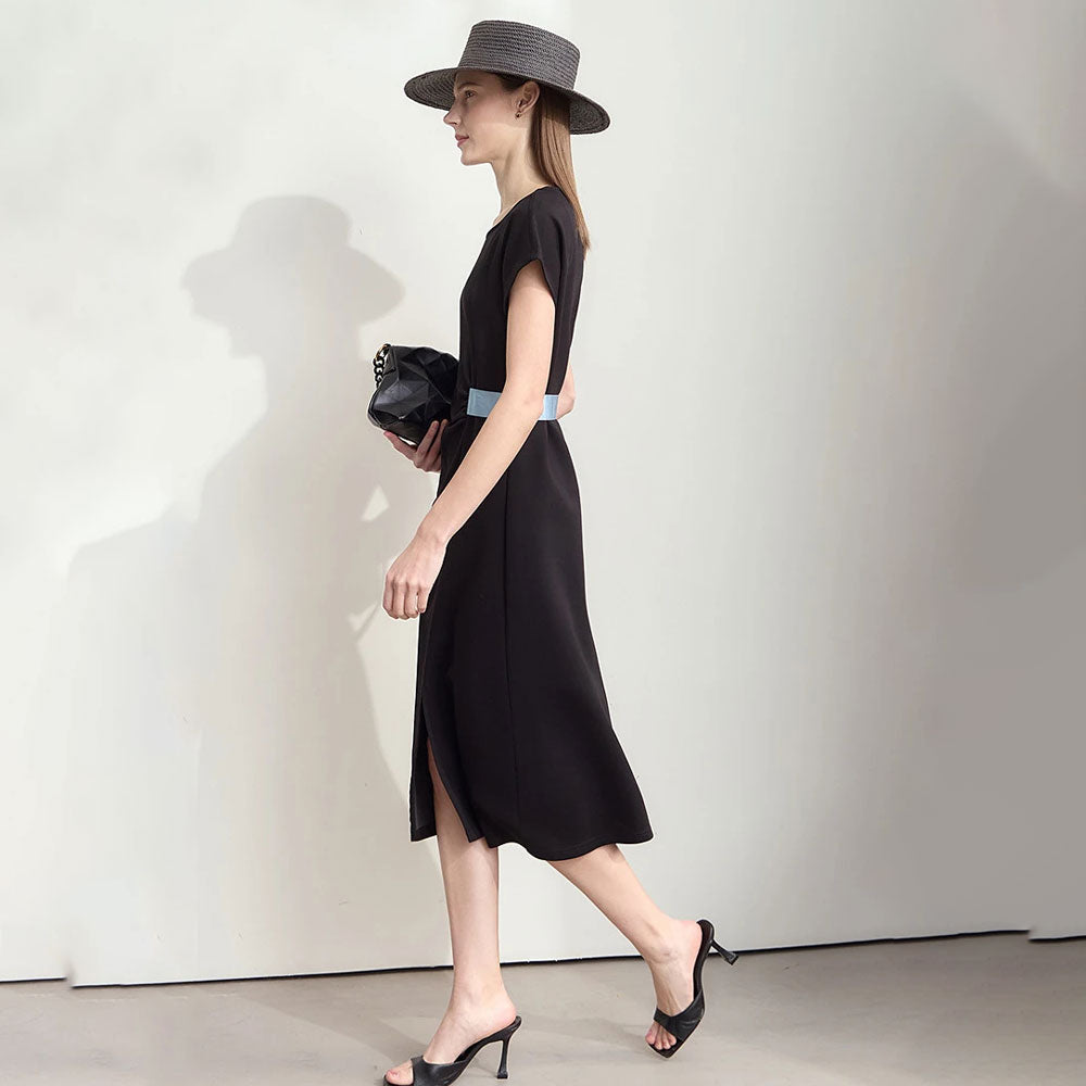 Minimalist Sleeveless Straight Dress